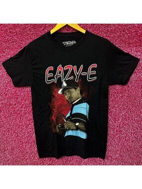 Eazy-E Ruthless Records NWA Poster West Coast Hip Hop Tee S